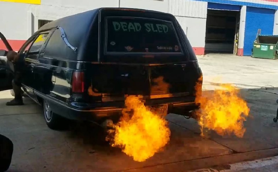 Flaming Hearse
